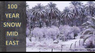 100 Year Snowstorm Middle East as Earth’s Atmosphere Bends (938)