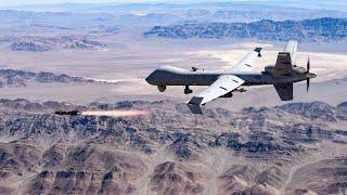 Watch The Mq-9 Reaper Drone In Action As It Launches Hellfire Missiles!