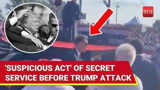 Proof Of U.S. Secret Service's 'Dubious' Role? Watch What Happened Moments Before Trump Was Attacked