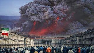 Stromboli Volcano EXPLODES in Epic Eruption! Sicily Italy is in chaos! Ash and Lava covered the city