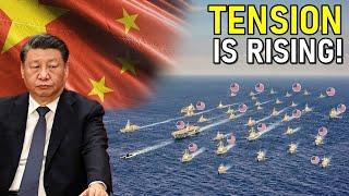 China is preparing TOTAL BLOCKADE of Taiwan! US 7th fleet has just arrived to secure the justice!